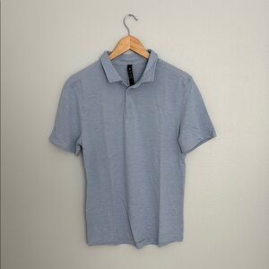 Lululemon Men's Blue Polo Shirt M